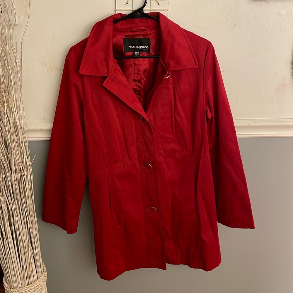 Weather proof rain jacket